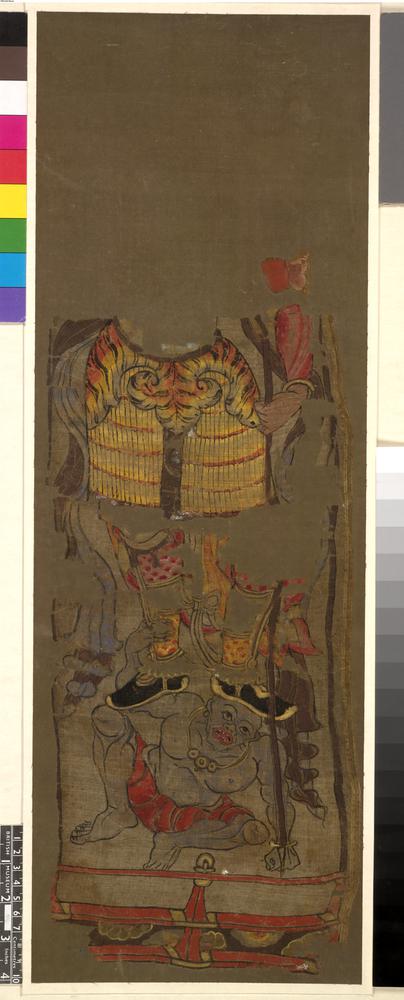 图片[1]-banner; painting; 幡(Chinese); 繪畫(Chinese) BM-1919-0101-0.135-China Archive